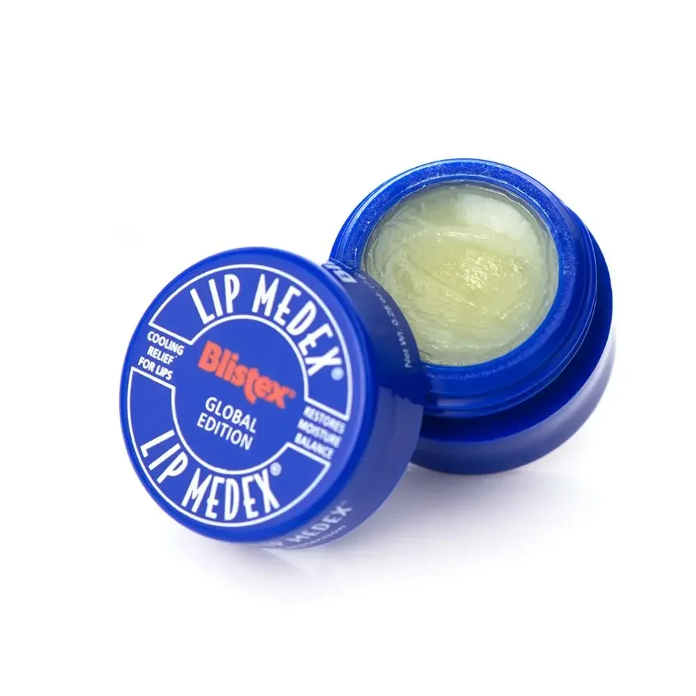 Blistex Medicate Moisturizing Repair Lip Balm Blue Tank Colorless Lip Cream Mask Care Skin care