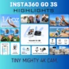Consumer Devices For Insta360 X4 Peter X3 ONE X2 Ace Pro 2 Flow 2 Pro GO 3S Black White 64G 128G Original Insta 360 Cameras 3