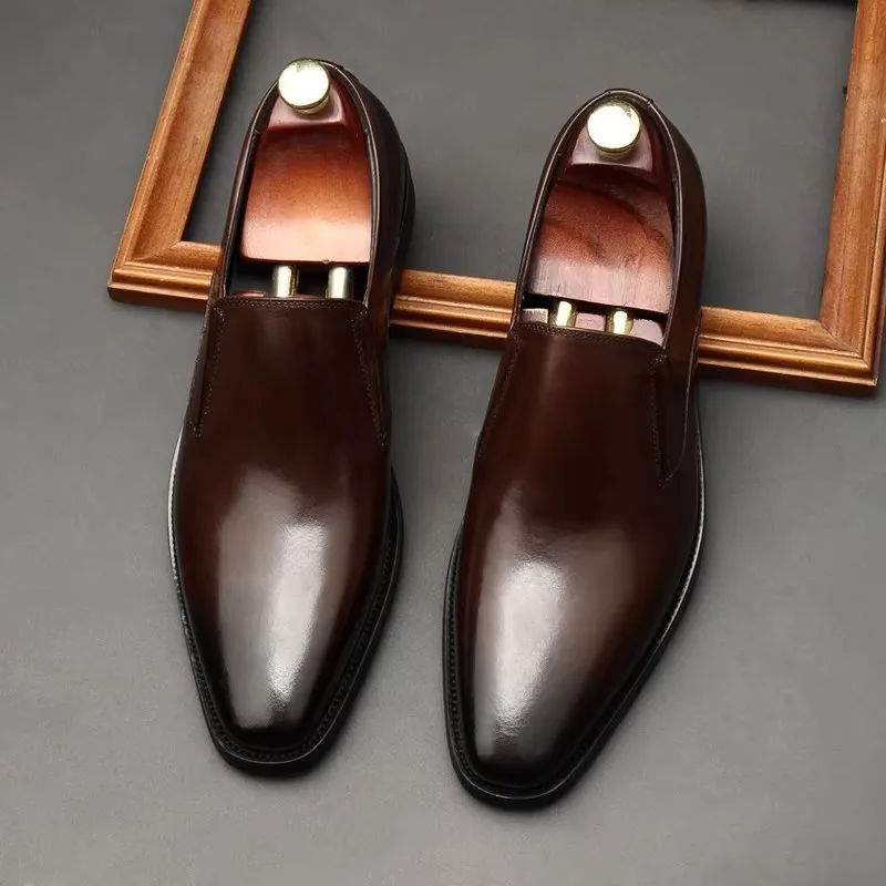 Shoes for men, dress shoes, shoes for men with ,wedding shoes,English style, round head, large size 46