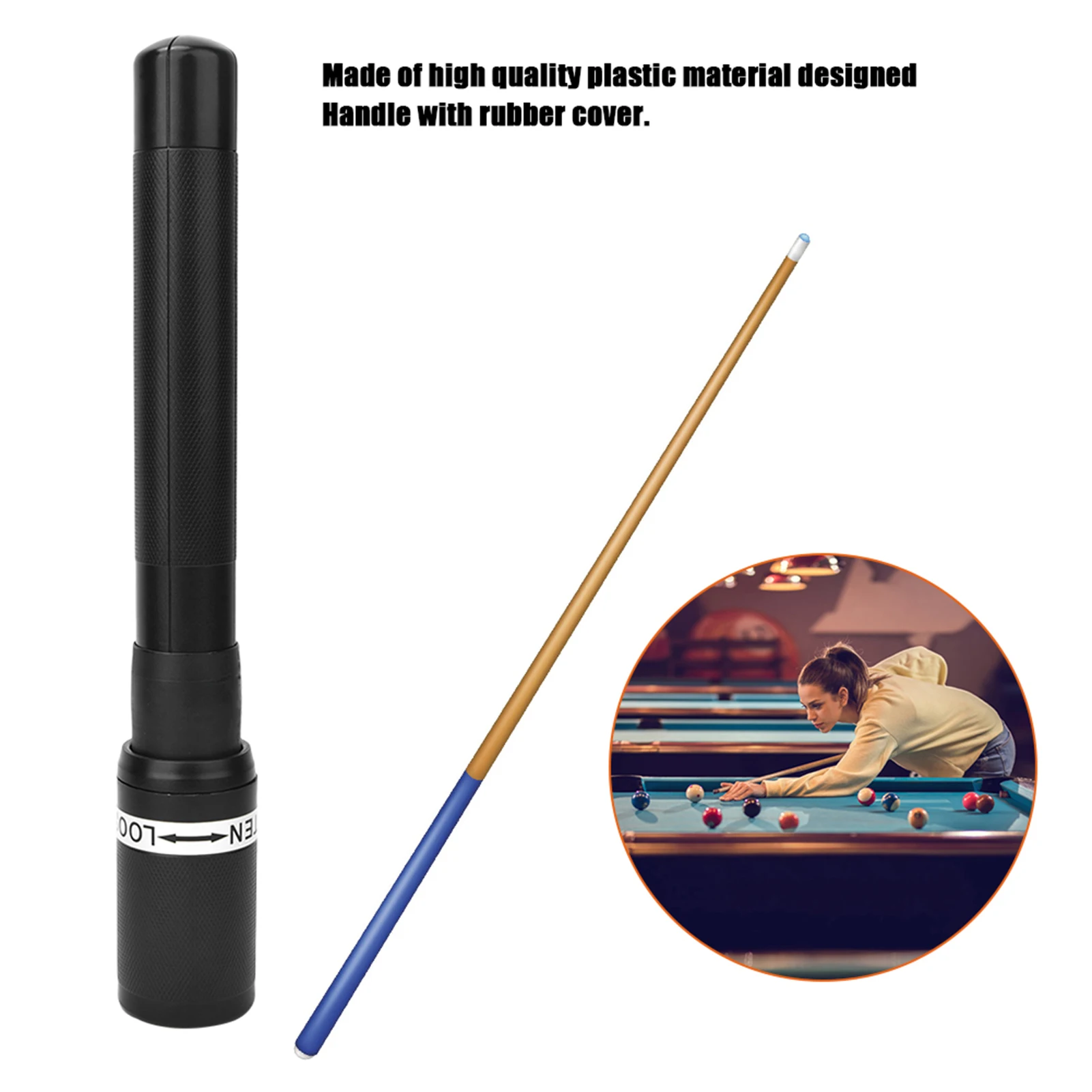 9 Balls Pool Billiard Shaft Extension Extreme Extender for Pool Cues Sticks Accessories
