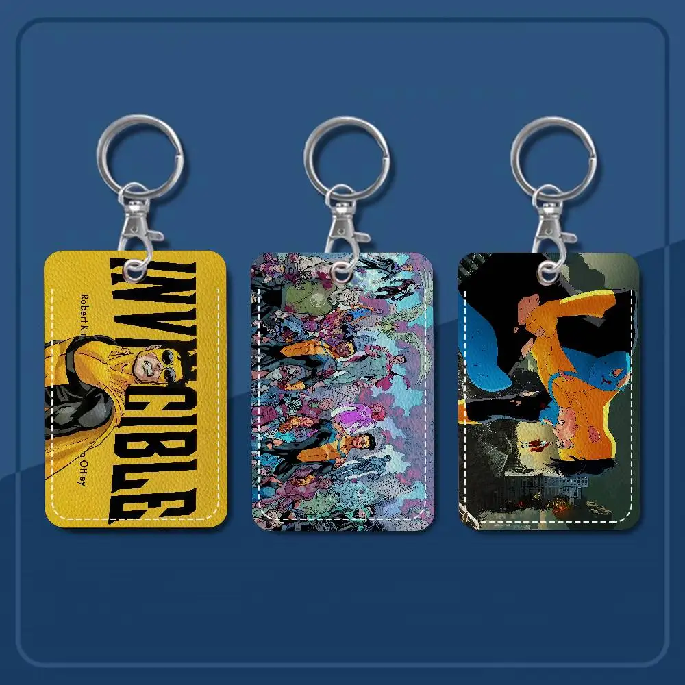 Invincible Key Rack I-Invincible Rectangle Keychain Card Holder, Badge Credit Card Holder ...