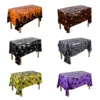 1 pc Christmas Halloween Disposable Tablecloth Large Area Party Event Decoration Tablecloth Background Wall Layout 1