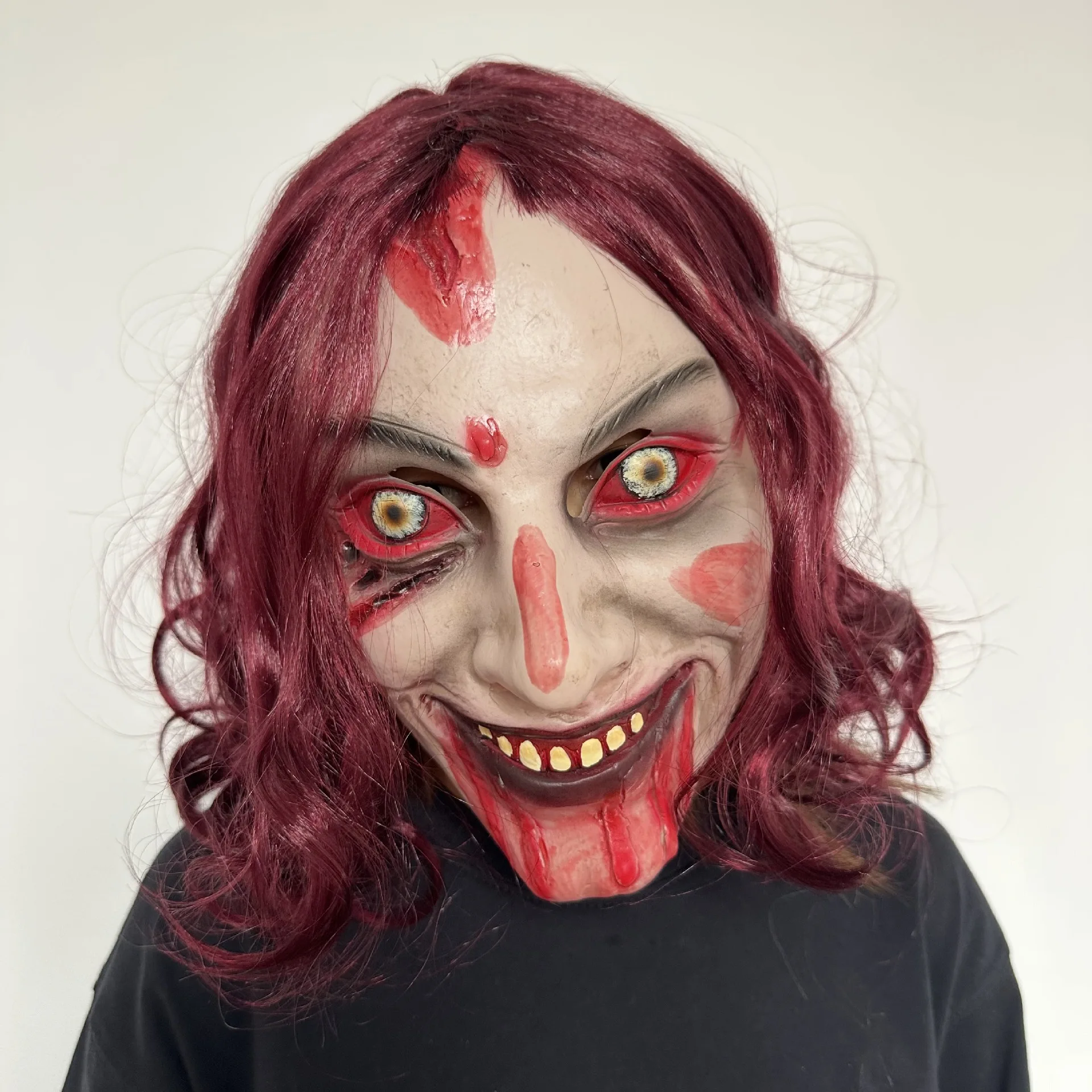 

2023 Evil Dead Rise Latex Mask Cosplay Rave Horror Killer Helmet Full Face Creepy Masks Masquerade Halloween Party Costume Props
