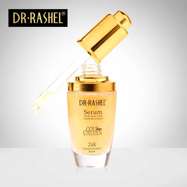 DR RASHEL 골드 콜라겐 엘라스틴 세럼은 여러 가지 효과를 가진 페이스 세럼