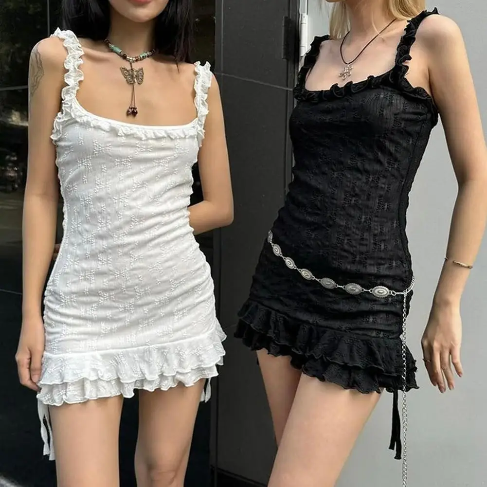 

Women's Summer Sleeveless Dress Solid Slim Fit Dresses For Everyday Leisure Party Evening Club Night Out