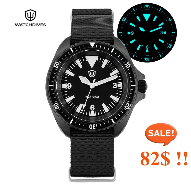Watchdives WD1980 V2 Luxury Watch VH31 Sweep Seconds Quartz