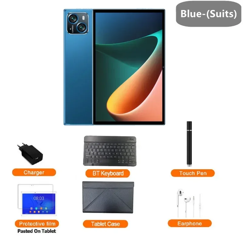 thumbnail image 1 of Versión global NUEVA tableta PAD 6 PRO Android 12 11 pulgadas 16 GB + 1 T HD Snapdragon 870 10 núcleos 5G Tarjeta SIM dual o Wifi GPS Tabletas, 1 of 5
