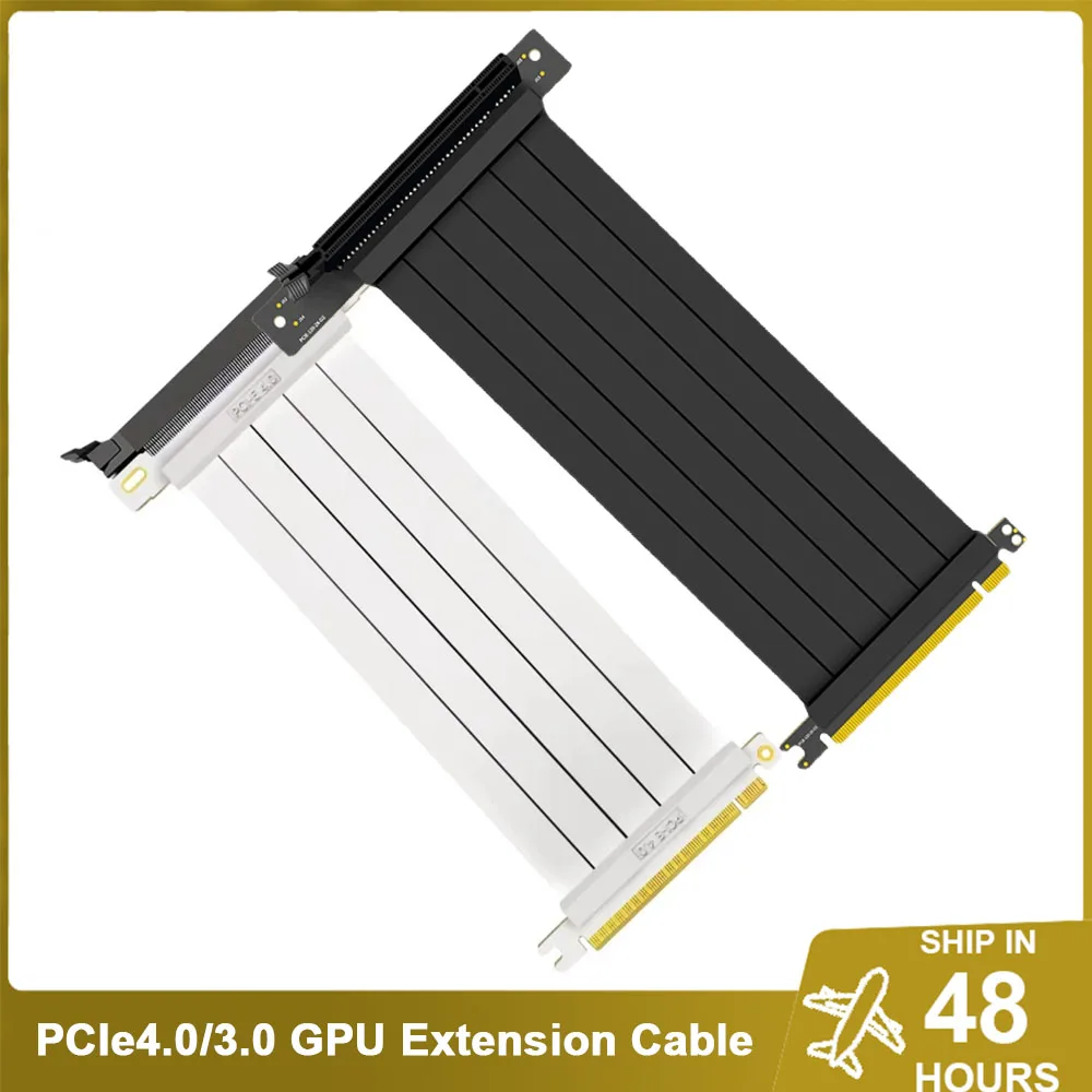 Pcie x16 4 0 3 0 extension cords video card adapters riser gpu