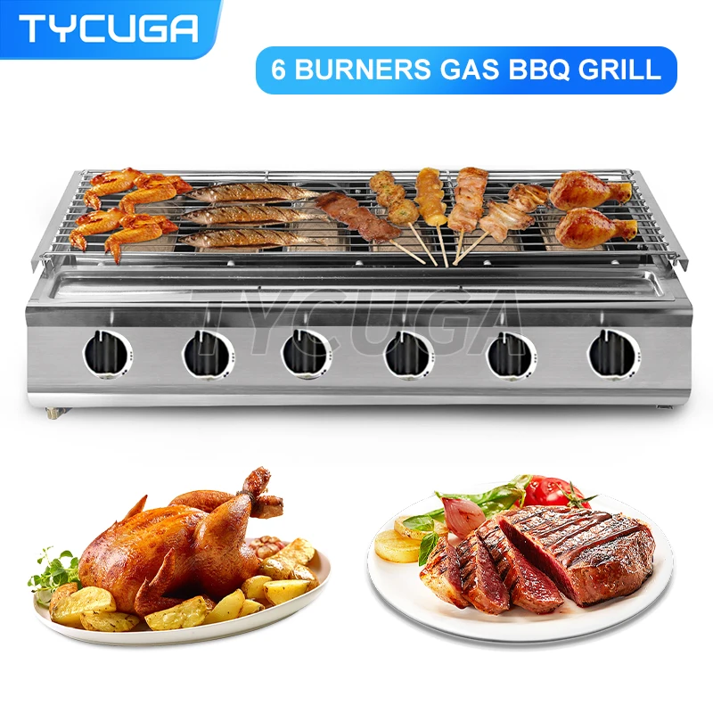 Stainless Steel Food Gas Burners Oven  Electric Griddle Flat Top Grill -  Bbq Stove - Aliexpress