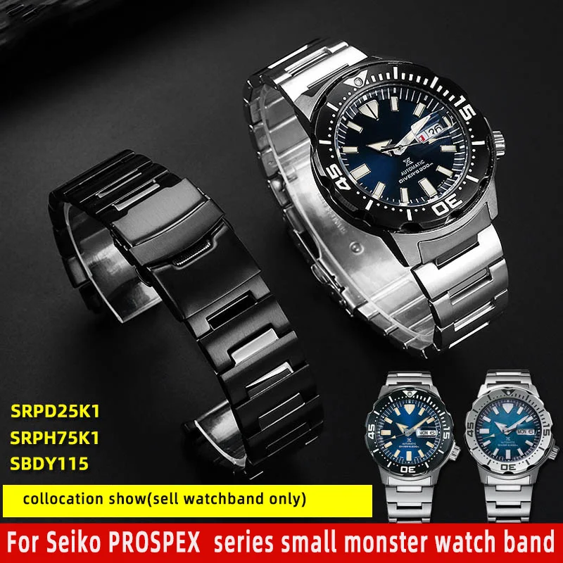 Cinturino Di Alta Qualità Per La Serie Seiko Prospezione Small Monster Srph75K1/Srpd25K1 Cinturino In Acciaio Cinturino In Acciaio Inossidabile Per Uo