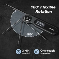INKBIRD IHT-21K 0.5s Ultra Fast Reading Meat Thermometer 500mAh Rechargeable Home Food Thermometer for Cooking,BBQ,Milk,Brewing 3