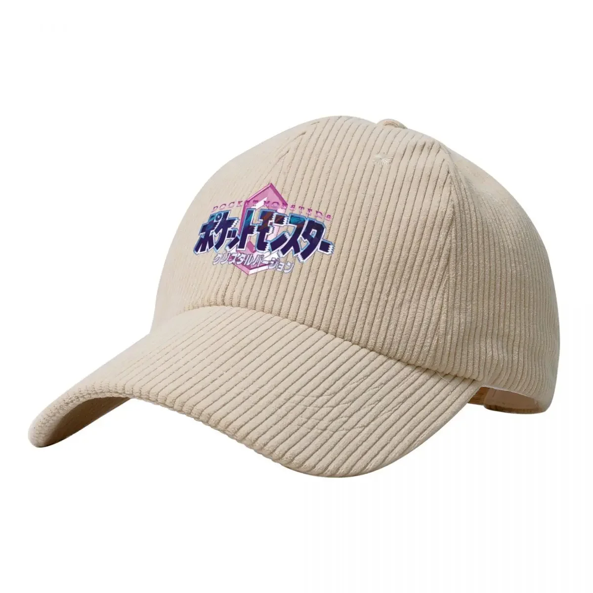 

Crystal Japanese Logo Corduroy Baseball Cap Golf Cap Dropshipping Hat Man For The Sun For Girls Men's