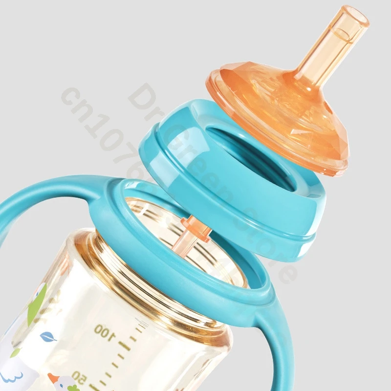 ANPEI for Pigeon 3 Wide Bottle Accessories/Nipple/Handle/Gravity Ball Straw Set 3