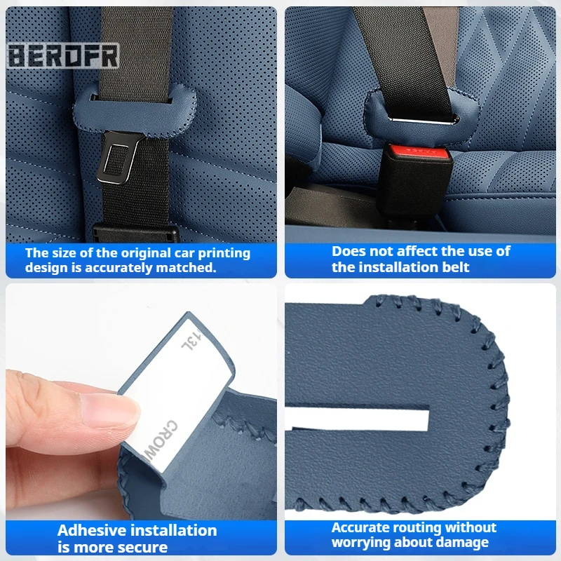 For BMW 5 Series i5 G60 Seat Belt Insertion Protective Cover Seat Clip 530 Interior Decoration Complete Accessories