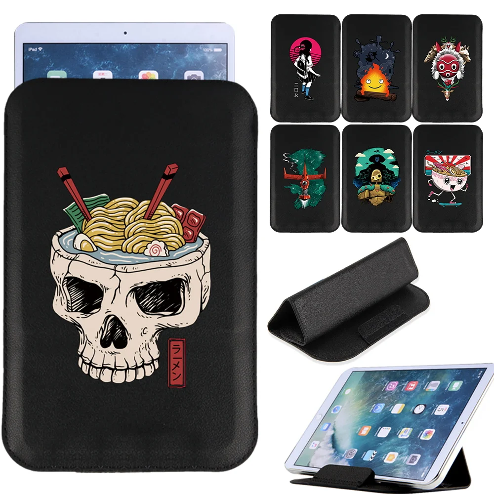 

Magnetic Tablet Bag Case 7 8 10 10.1 inch Sleeve Universal Stand Cover Anime Japan Printed Series Pouch Leather Tablets Holder