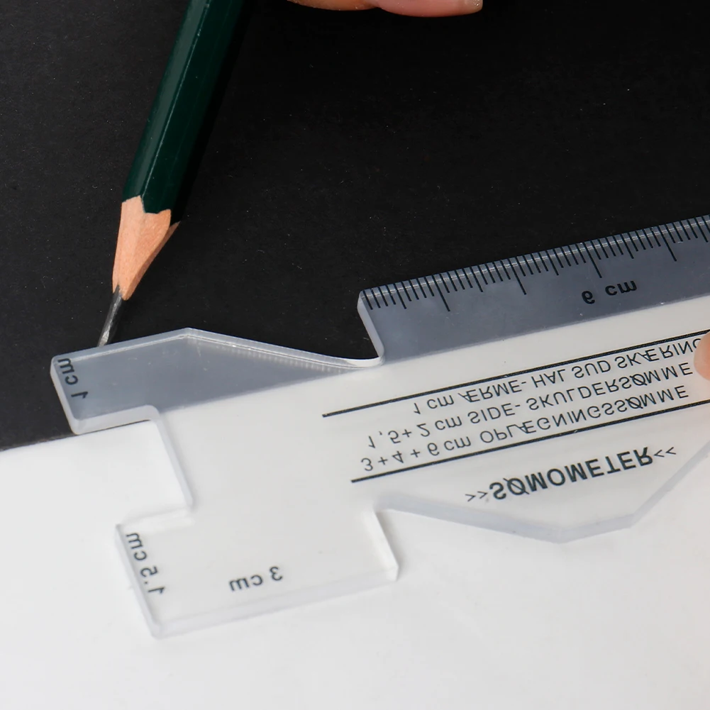 Precision-Seam-Measuring-Gauge-Metal-Quilting-Tailor-Ruler-Template ...