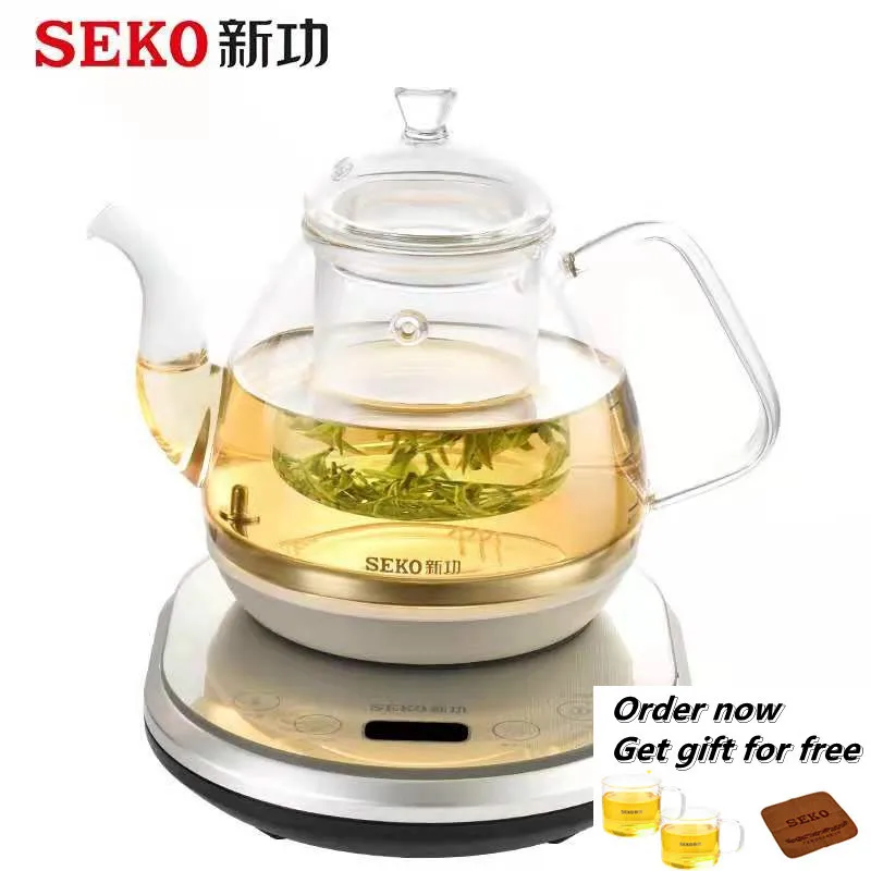 

SEKO N29 Tea Maker 220v Electric teapot high borosilicate glass Kettle
