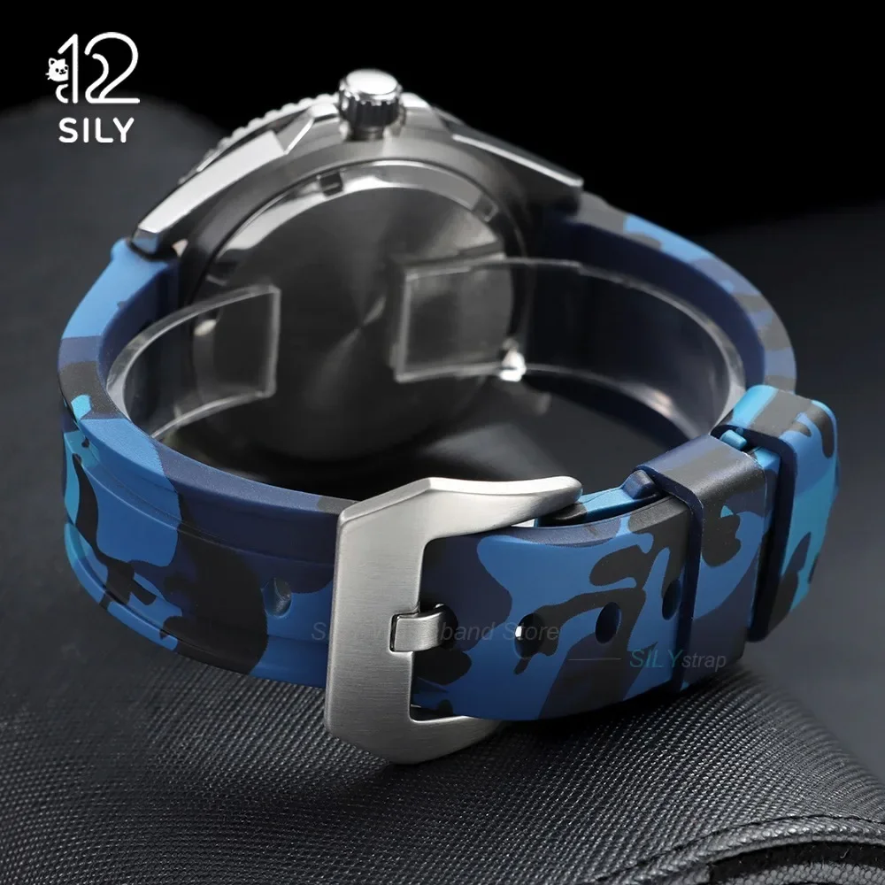 Silicone Sport Watch Band - Blue, Black, Brown Bracelet Accessories Universal Wristbelt
