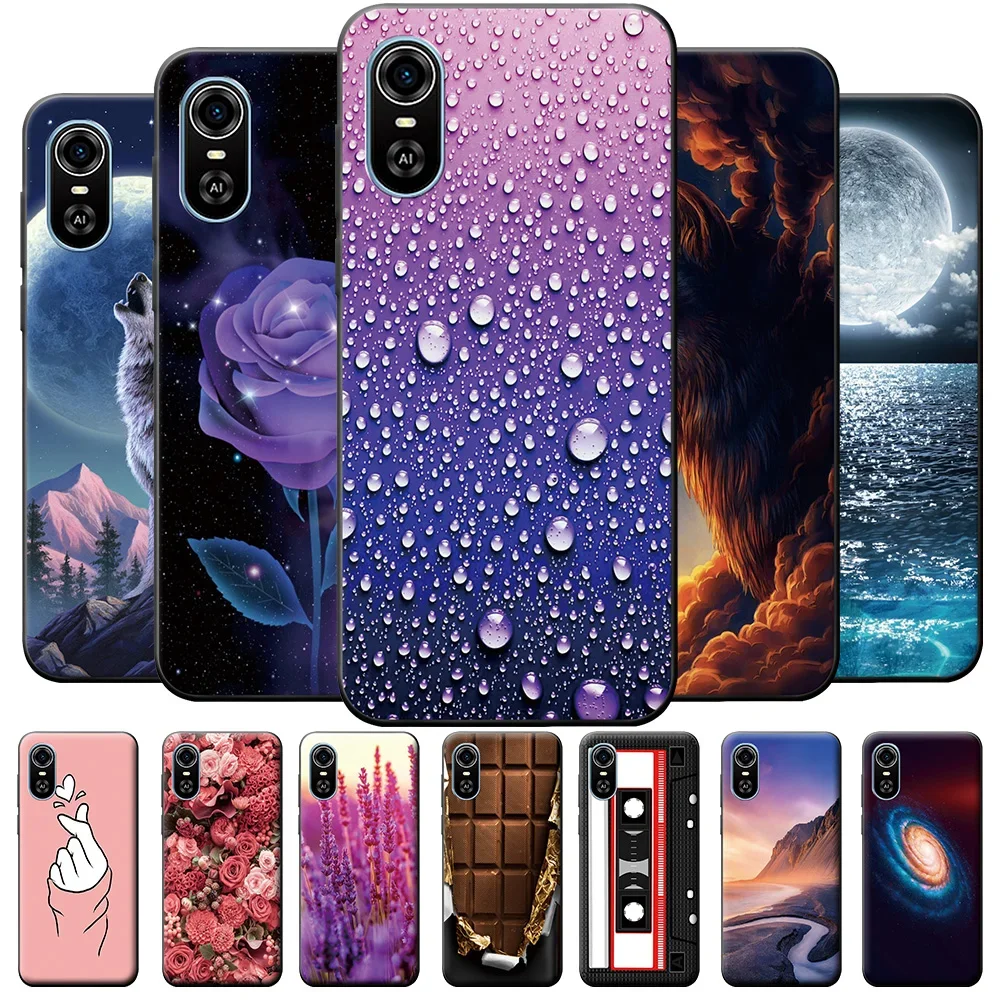 Custodia Per ZTE Blade A31 Plus – Cover In Silicone TPU Nero, Morbida E Anti Graffio, CX26