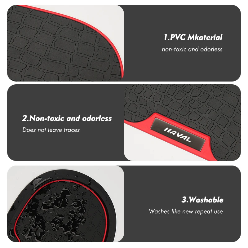 PVC Car Styling Anti-Slip Mat Silicone Dashboard Non-Slip Pad For Haval Jolion F7 H6 H1 H2 H3 H4 H5 H7 H8 H9 M4 M6 F5 F9 F7X
