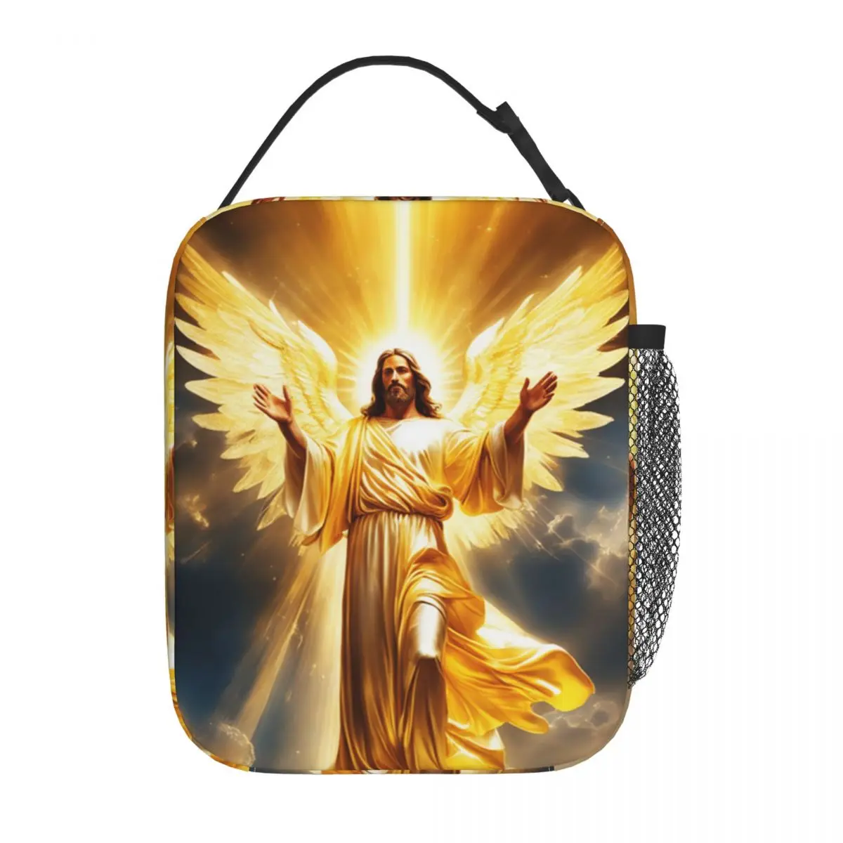 

Lunch Boxes Catholic Jesus Christ Merch Chrisitan Bible Saint Storage Food Box Unique Design Thermal Cooler Bento Box For Work