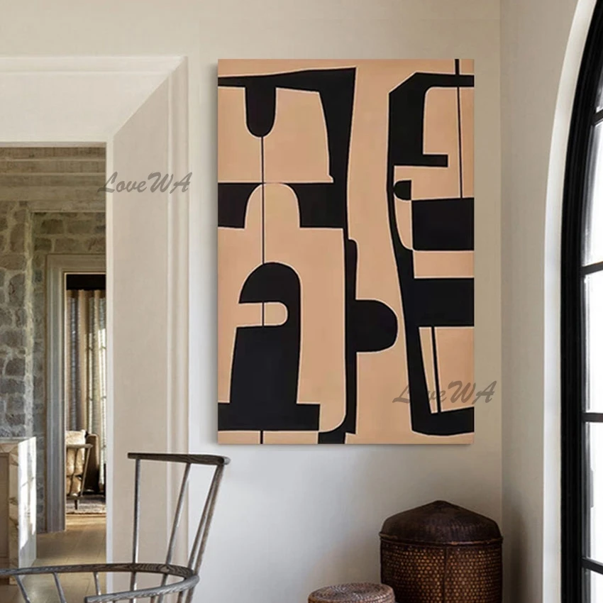

Simple Design Modern Acrylic Abstract Painting Canvas Artwork For Living Room Home Interiors Decor Wholesale China No Framed
