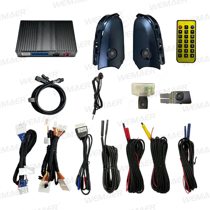 위마어 OEM 360도 버드뷰 카메라 시스템 3D AVM 4채널 자동차 파노라마 카메라 (도요타 캠리용)