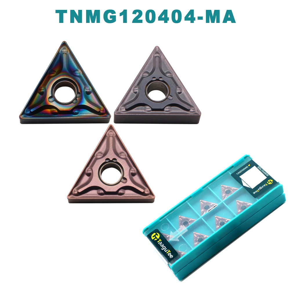 고품질 카바이드 인서트, 오리지널 외부 터닝 도구 블레이드, CNC 선반 커터 도구, TNMG120404 MA TT1125, TT9030, TT4425 