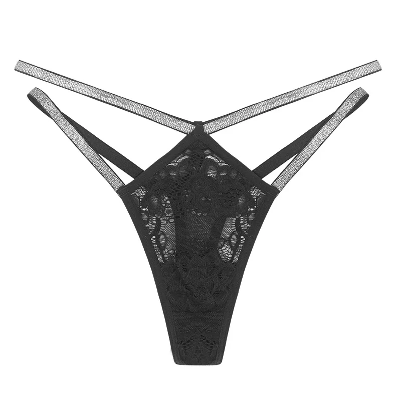 Women Panties Sexy Double Thin Belt High Waist Thong One Piece