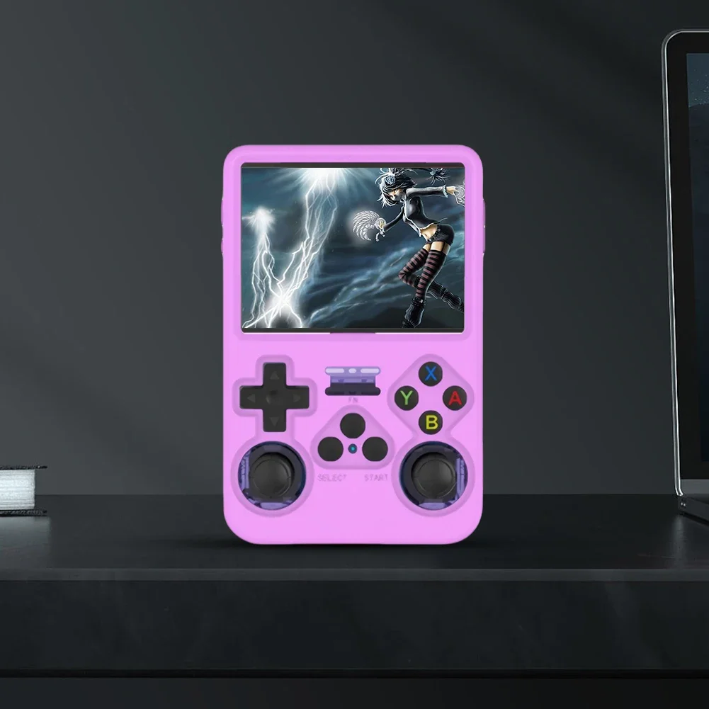 Silicone Case For ANBERNIC R36S Handheld Game Console Silicone Protective Cover Anti-Scratch Storage Box Soft Shell Game Parts