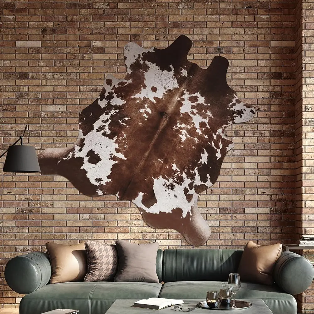 Faux Cowhide Western Cow Print Area Rug 3