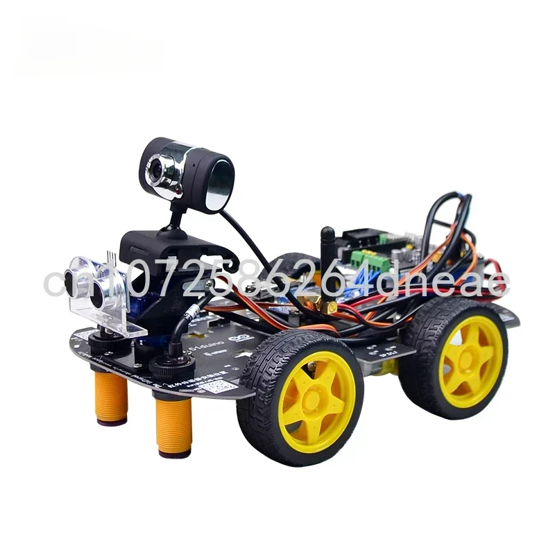 

51 микроконтроллер, интеллектуальное Программирование автомобиля, Wi-Fi, Bluetooth, видео робот-комплект, патрулирование и обход препятствий