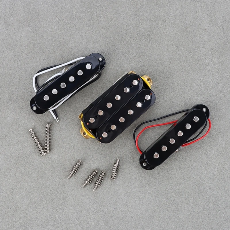 

Alnico 5 Single Coil Pickups Electric Guitar Pickups Neck/Middle/Bridge 48/50/52mm Pickups FD Guitar Accessories Kits
