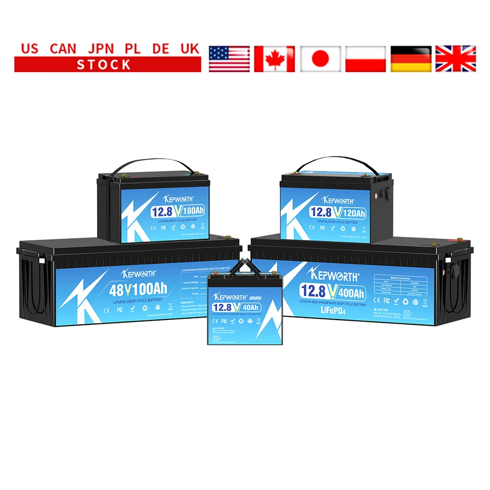LiFePo4バッテリー12V,100Ah,120Ah,深みサイクル,充電式,リン酸