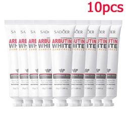 10pcs Whitening Hand Cream Niacinamide Arbutin Anti-crack Moisturizer   Wrinkle Remover Lotion Fade Hand Fine Lines Smooth Skin