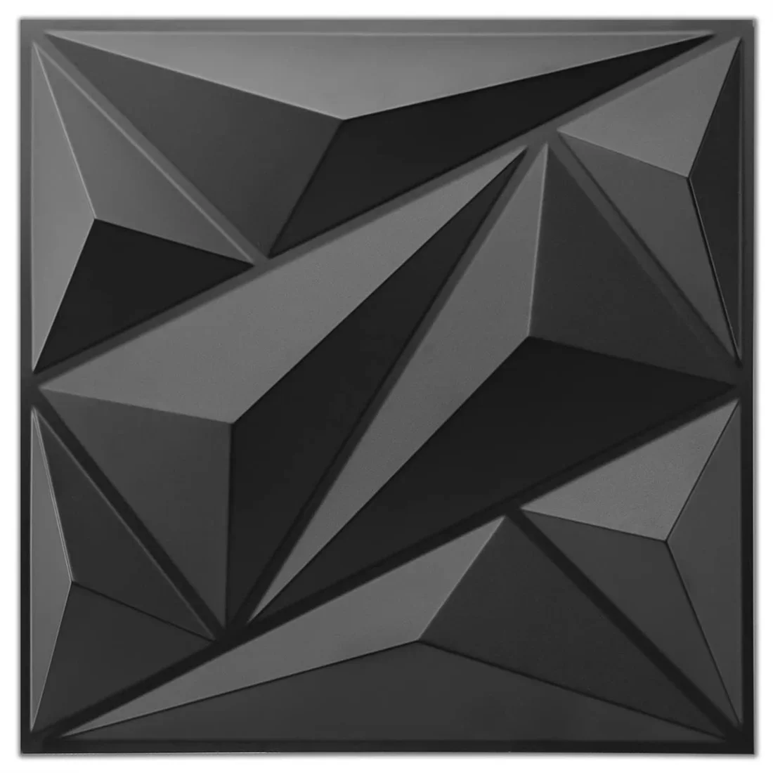 3D Wallboard 10pcs 30*30cm 3D Wallboard Diamond PVC Textured Wallboard Living Room Lobby Bedroom and Hotel Office Decoration