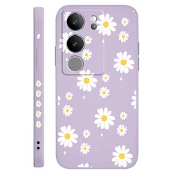 Daisy Petals Floral Design Phone Case for Y33T(Y33S) (Light Purple)