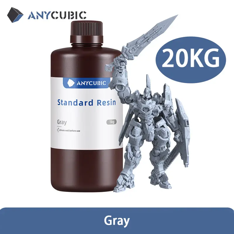 ANYCUBIC 1kg/10kg Liquid Photopolymer Standard Resin 405nm UV Resin For 3D Printer LCD Printing Resin Material For Photon Mono - Image 9