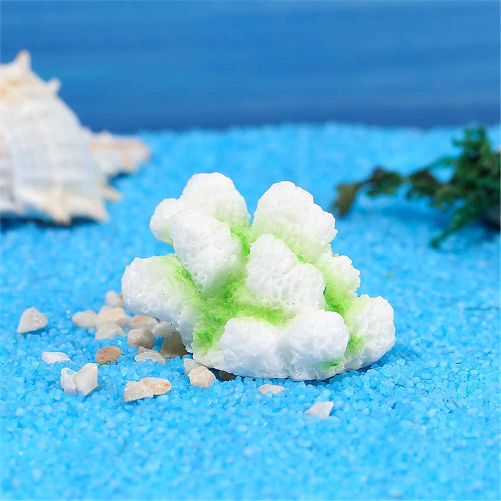 Title 9, Cute Micro Landscape Colorful Artificial Coral ...