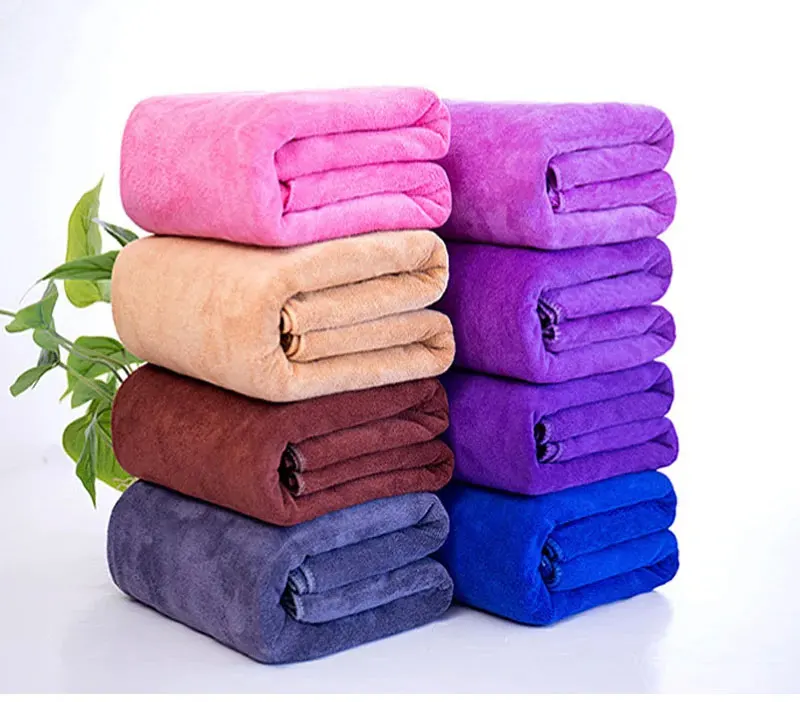 Beauty salon bath towel massage home and soft double-sided thickened non-linting quick-drying soft sports sweat-absorbent towel 6