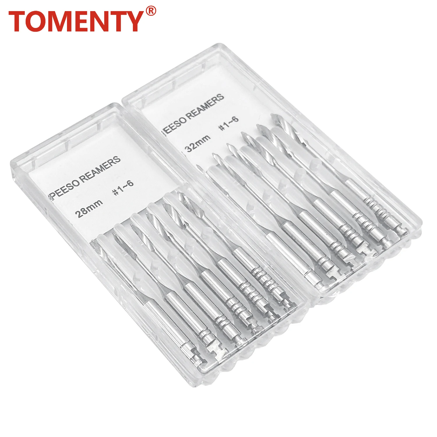 

6pcs/Box Tomenty Dental Endodontic files Reamers Drill Burs Peeso Reamers Endo Files Peeso Dentist Materials