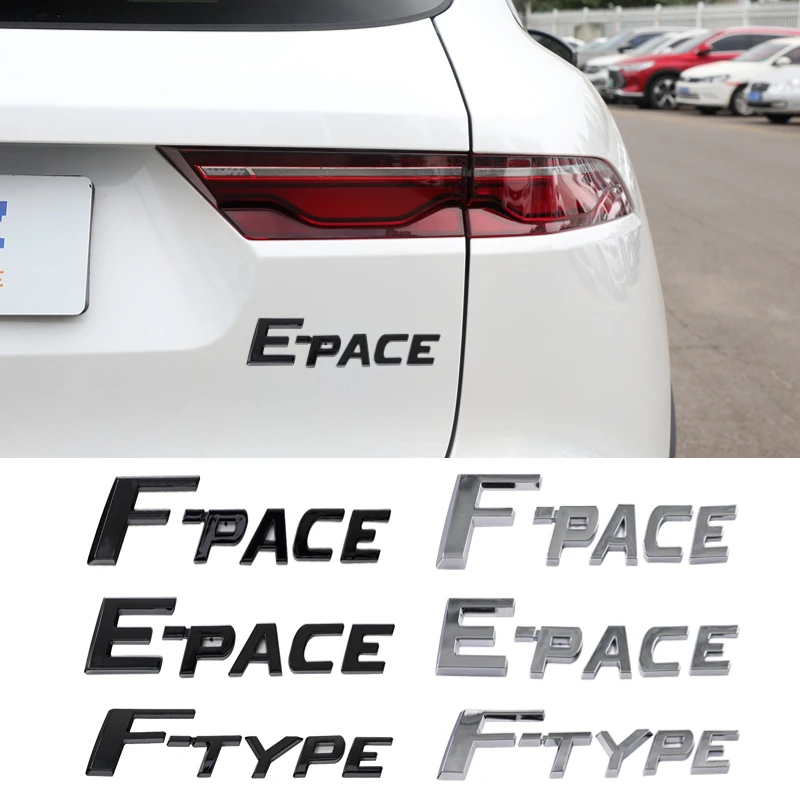 

Автомобильный багажник из АБС-пластика, боковая эмблема, наклейка для Jaguar F-PACE E-PACE XF XE XEL XFL, автомобильный значок, наклейка, внешние аксессуары