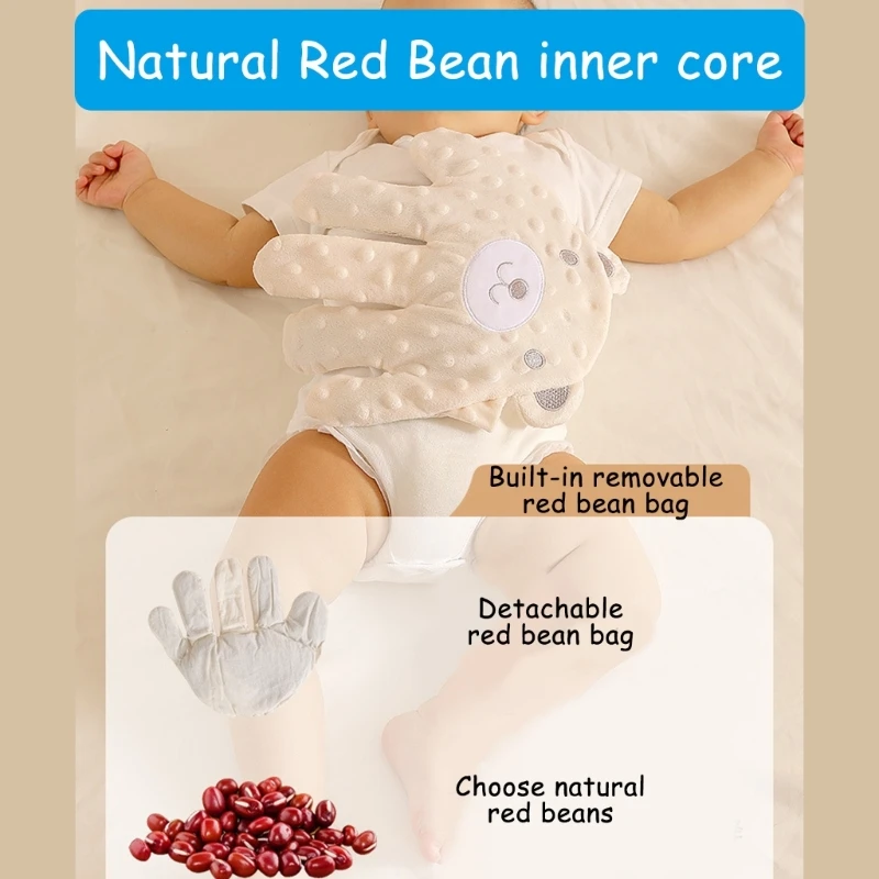 Cartoon Baby Sleep Aid Soothing Pillow Comforting Hand Detachable with Remote for Comfortable Newborns Sleeping 5