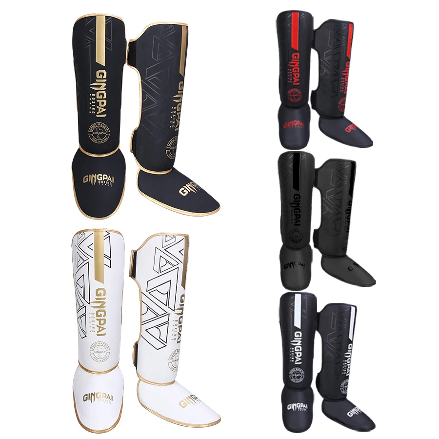 PU Leather Shin Guards 2