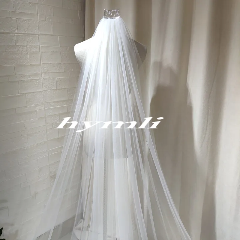 Extra Wide Tulle Bridal Veil 1 Layer Cathedral Length Wedding Veil With Comb bridal veil