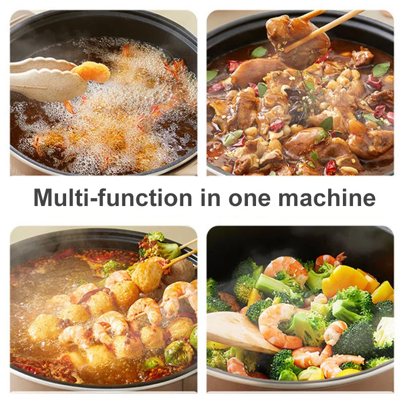SUPOR Chinese Hot Pot With Lid 4L Capacity Divided Hotpot Kitchen Cooking Pan Multifunctional Electric Pot Home Appliance 3