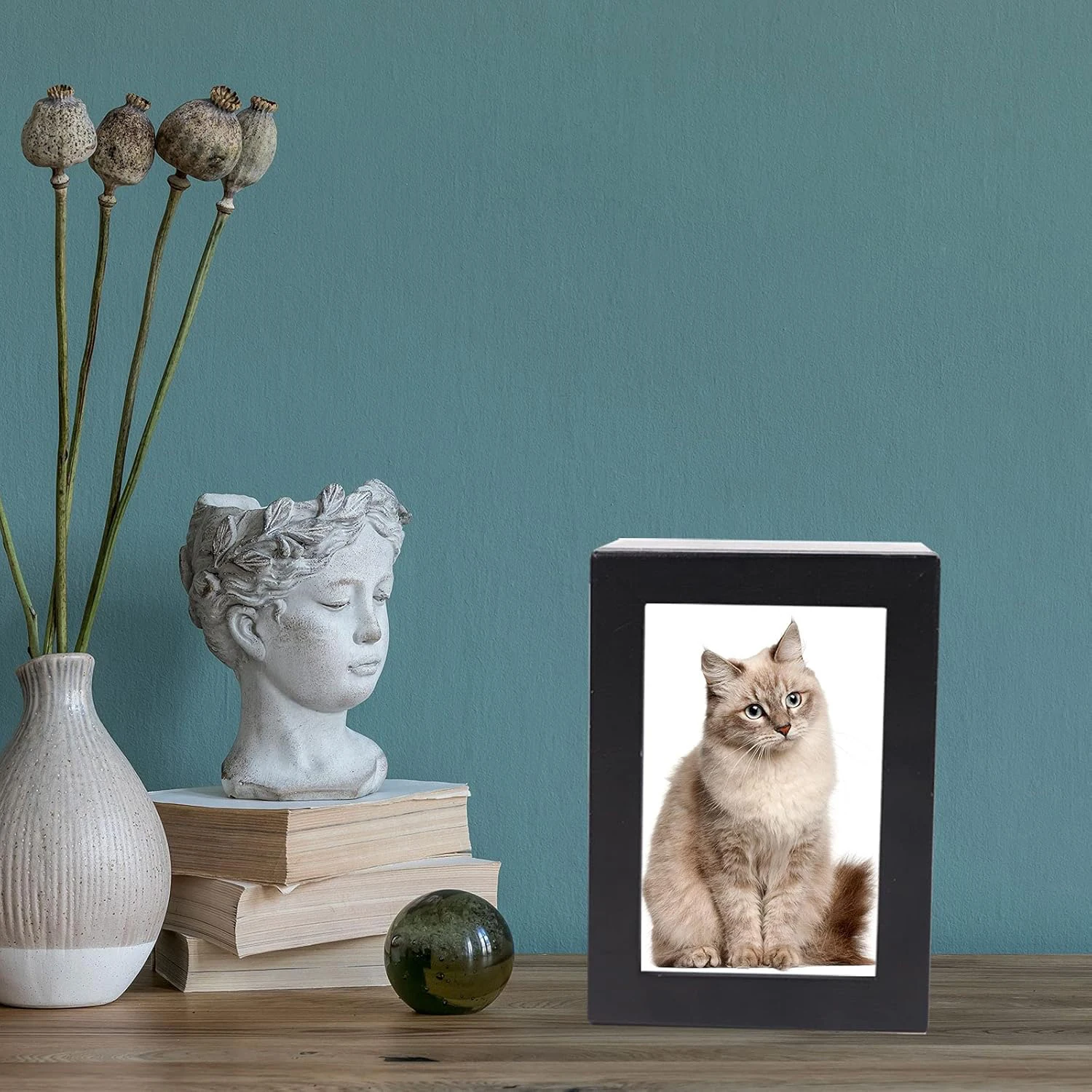 Factory Cat Urn for Ashes Pet Urns Pet Cremation Urn Wood Keepsake Memorial Urns for pet