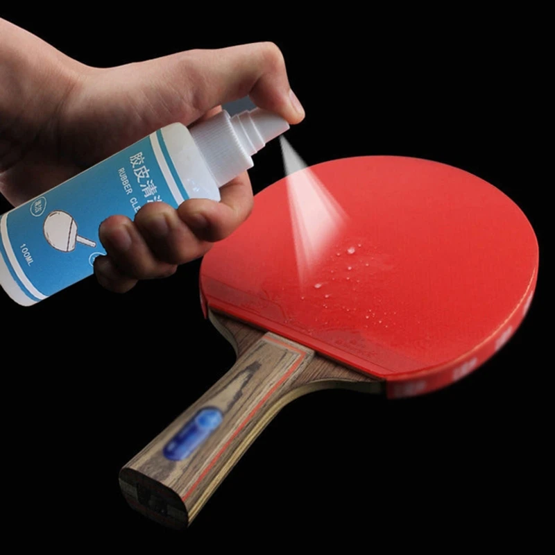 1 Bottle 100ml Table Tennis Rubber Cleaner Anti static Spray Anti aging