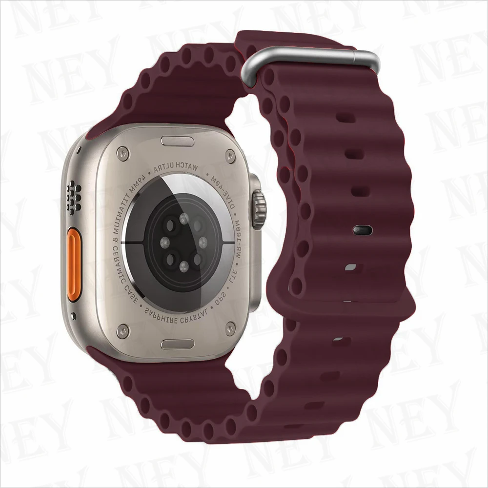 Ocean Silicone Sport Watch Band - Vibrant & Durable Strap
