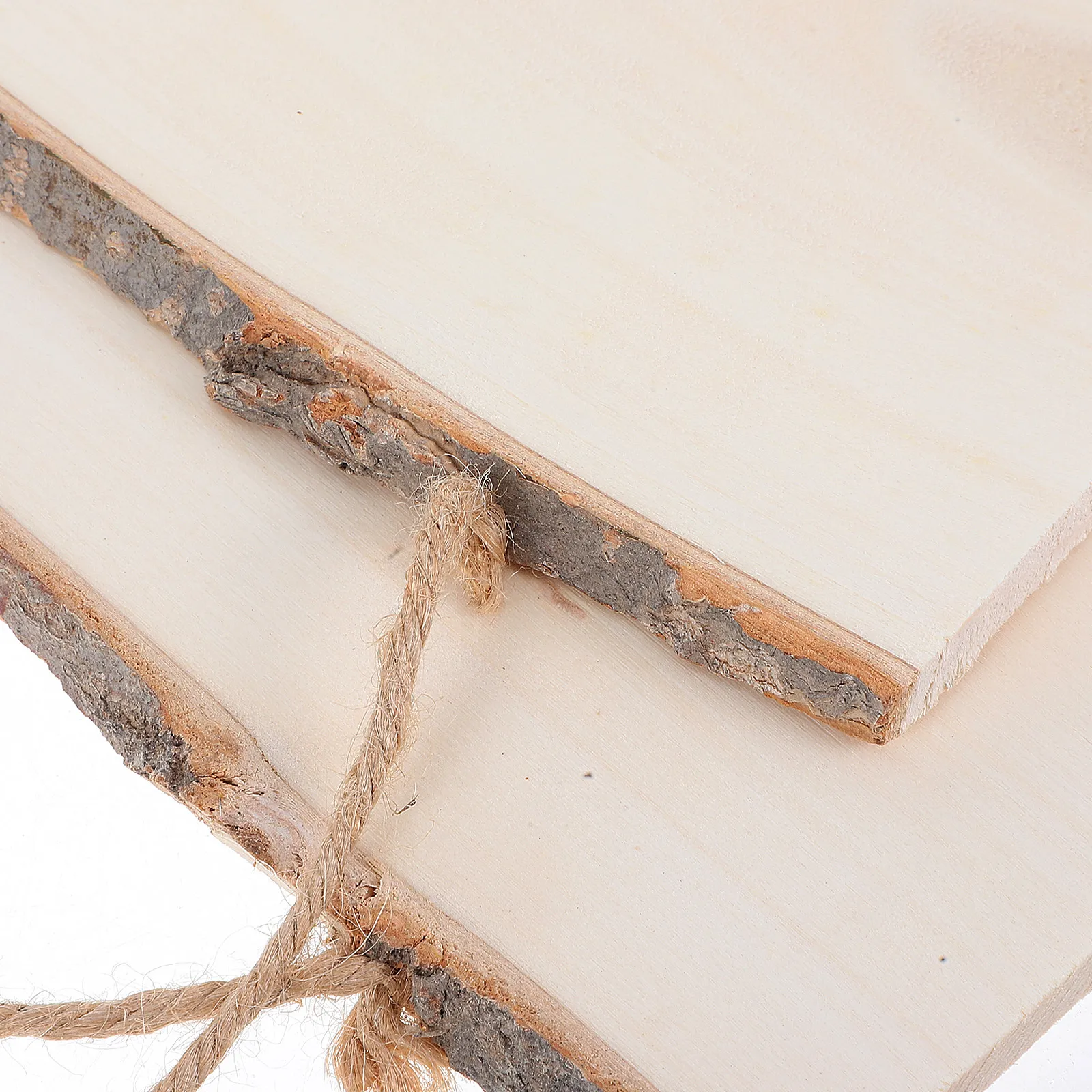 2Pcs 크리 에이 티브 장식 나무 벽 교수형 보드 부드러운 빈 DIY 드로잉 메시지 보드 펜던트 16x25cm 홈 카페 바